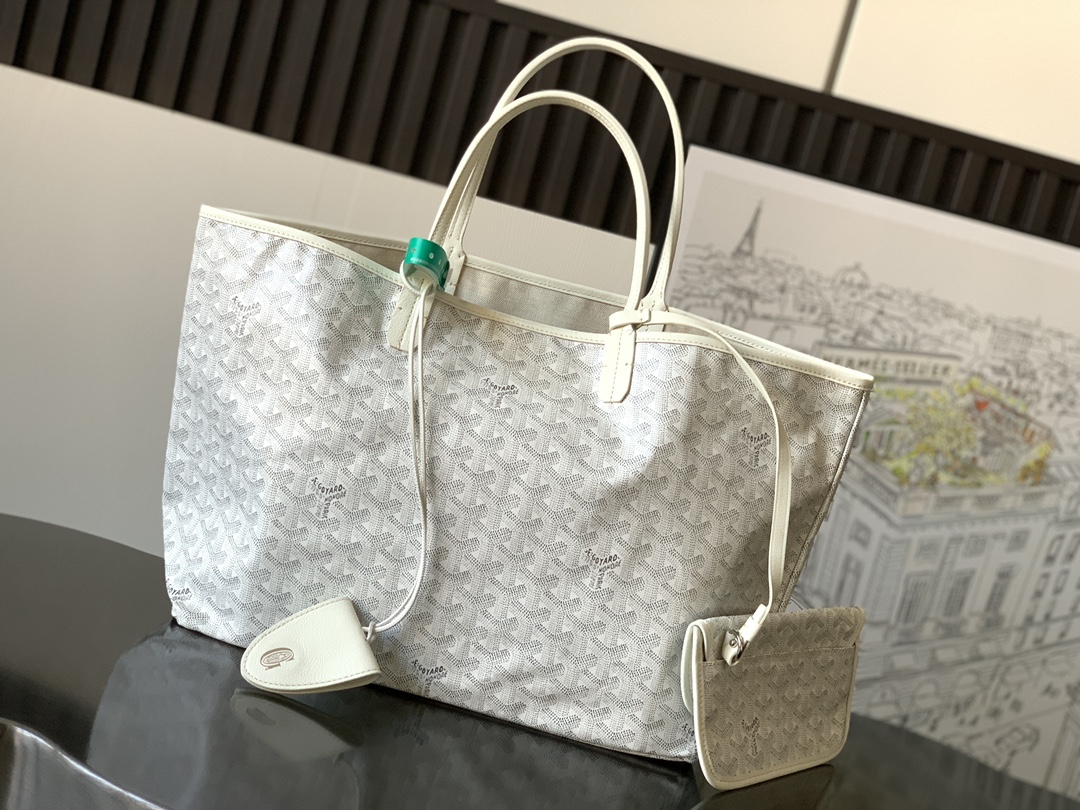 Saint Louis PM Tote Bag In White